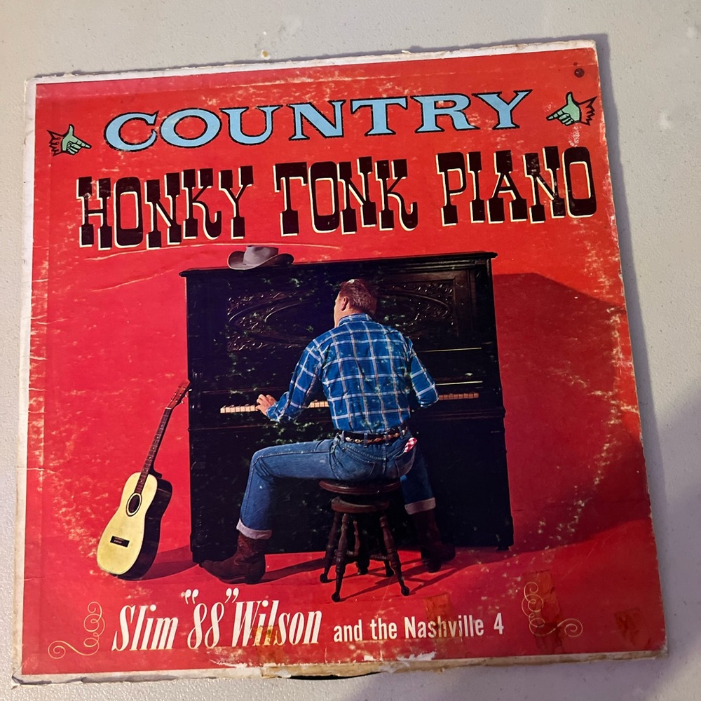 Slim 88 Wilson Country Honky Tonk Piano Vinyl Album